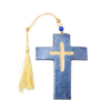 Ceramic enameled cross Ceramic enameled cross