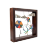 Wooden frame with ceramic kites Wooden frame with ceramic kites