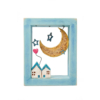 Wooden frame with ceramic elements Wooden frame with ceramic elements